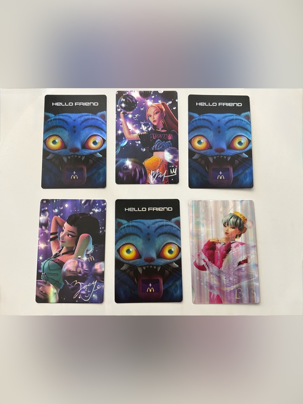 Kpop Demon Hunters McDonald’s Collectible Cards